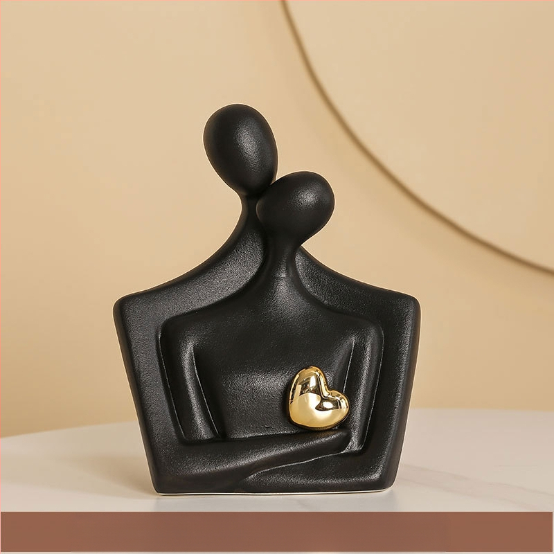 Κεραμικό Αφηρημένο Ζευγάρι Φιγούρα – Πορσελάνη, Yue He, Κατηγορία: Φιγούρα