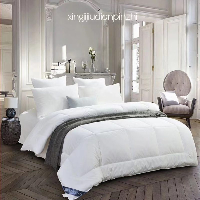 Szállodai paplanmag, 100% pamut, 3,5–4 kg, tavasz–ősz, twill szövés, varrás, első osztályú minőség