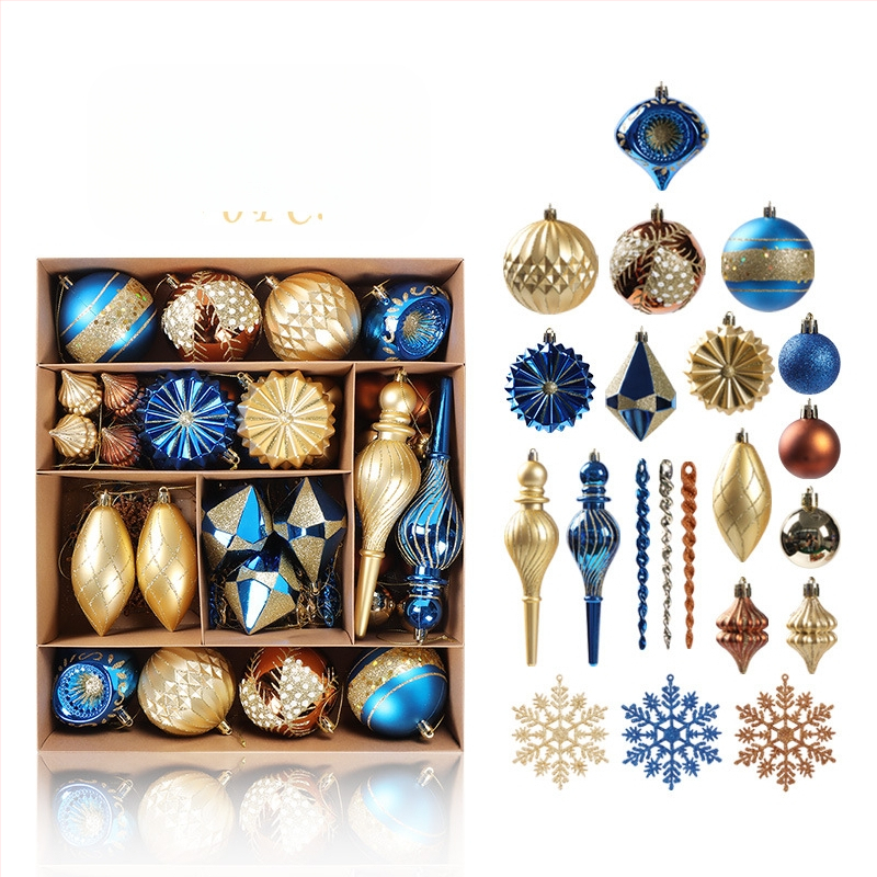 Коледни елхови украси – пластмаса, декорации за Коледа, стил: карикатурен, модерен и минималистичен, лек лукс