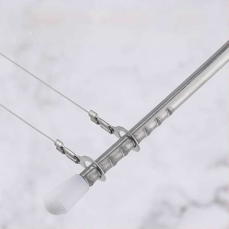 Nerūdijančio plieno dvigubos linijos tortų sluoksniam ir duonos pjaustymo įrankis – kepimo įrankis