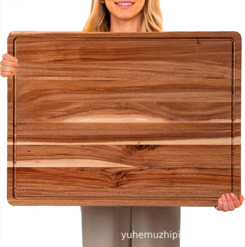 Ξύλινο πιάτο για τυρί και δίσκος σερβιρίσματος, διπλής όψης, βακτηριοστατικό, μοντέρνα απλότητα