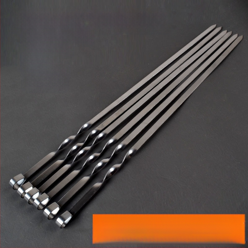 Beetle nerūdijančio plieno kepsninės iešmai, netaisyklingos formos, 50 vnt.