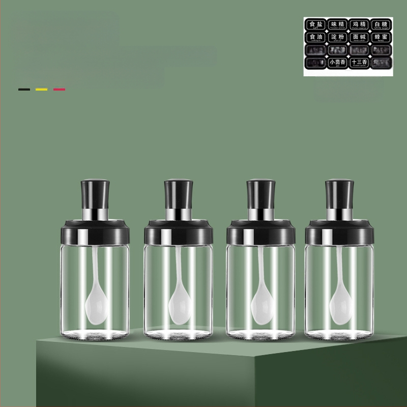 Üvegből készült olajtartó automatikus zárófedelekkel – szivárgásmentes fűszertartó a konyhához