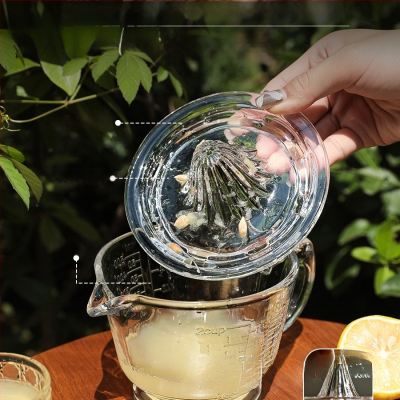 Rankinė sulčiaspaudė vaisiams ir citrusiniams – neelektrinė, bendro pobūdžio, medžiaga: šilko gėlė