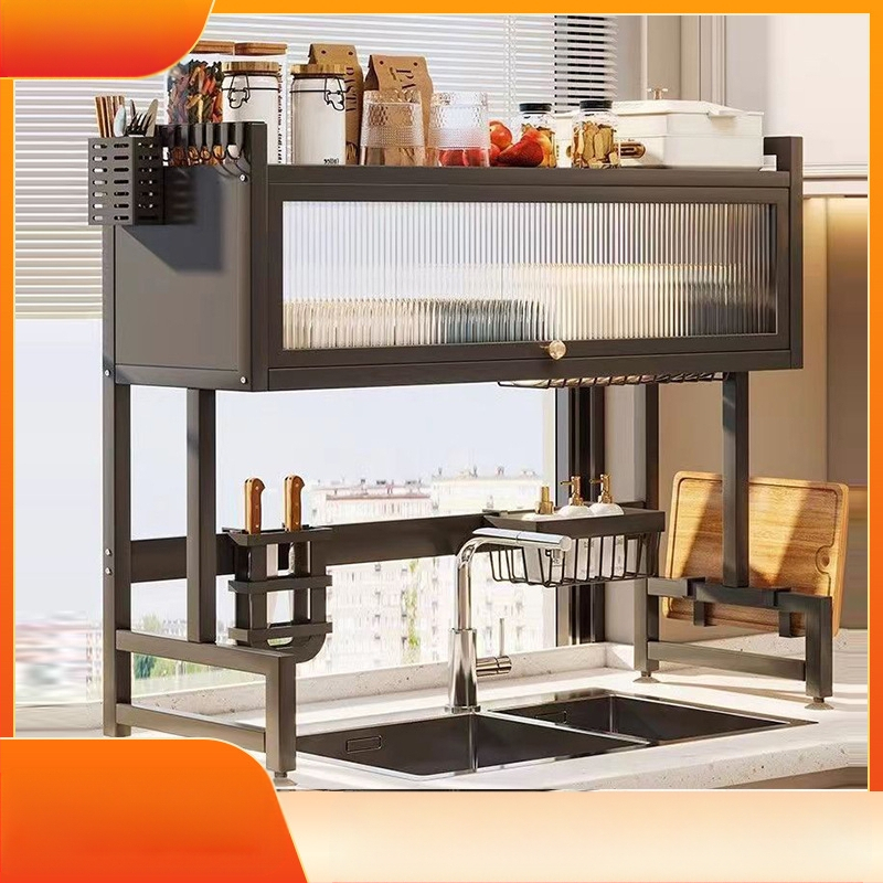 Πολυεπίπετος δίσκος αποστράγγισης για νεροχύτη κουζίνας – προστασία από σκόνη και αποθήκευση πιάτων, Ferroalloy, Yingxinyi, σειρά Draining storage rack, Άνοιξη 2022