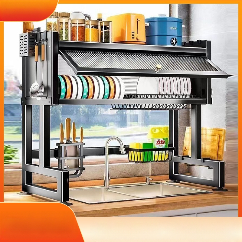 Πολυεπίπετος δίσκος αποστράγγισης για νεροχύτη κουζίνας – προστασία από σκόνη και αποθήκευση πιάτων, Ferroalloy, Yingxinyi, σειρά Draining storage rack, Άνοιξη 2022