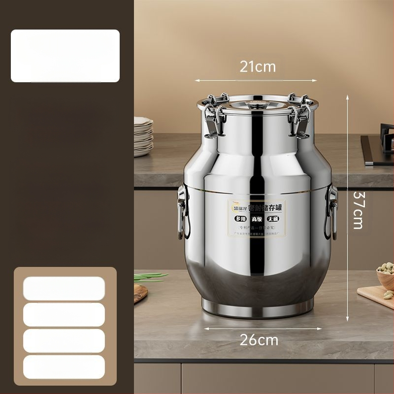 Roostevabast terasest suletud konteiner paksude seintega, Korea stiilis, maht 3,1–4 L