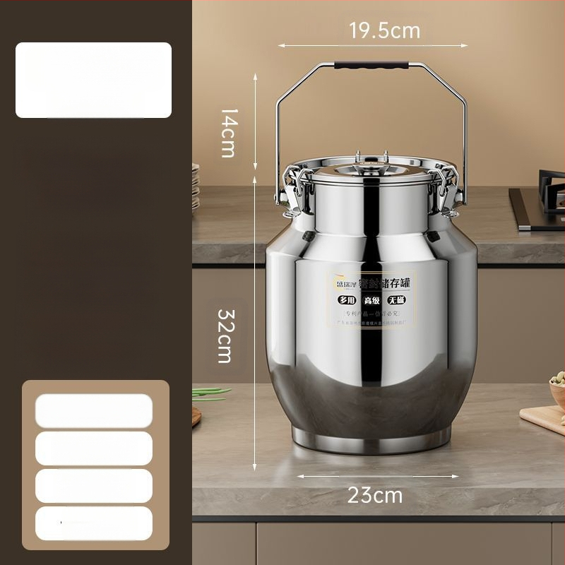 Roostevabast terasest suletud konteiner paksude seintega, Korea stiilis, maht 3,1–4 L