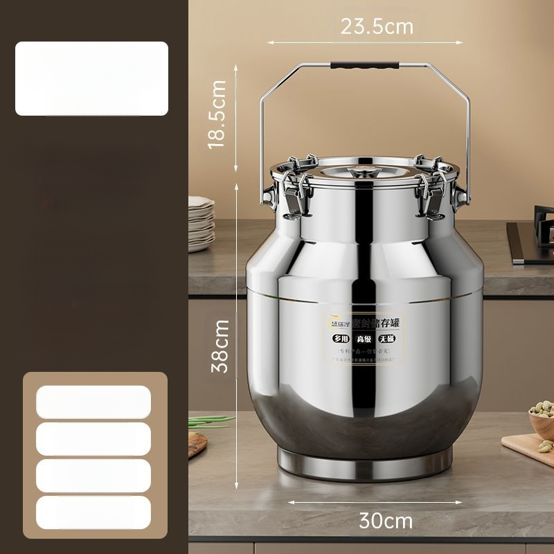 Roostevabast terasest suletud konteiner paksude seintega, Korea stiilis, maht 3,1–4 L