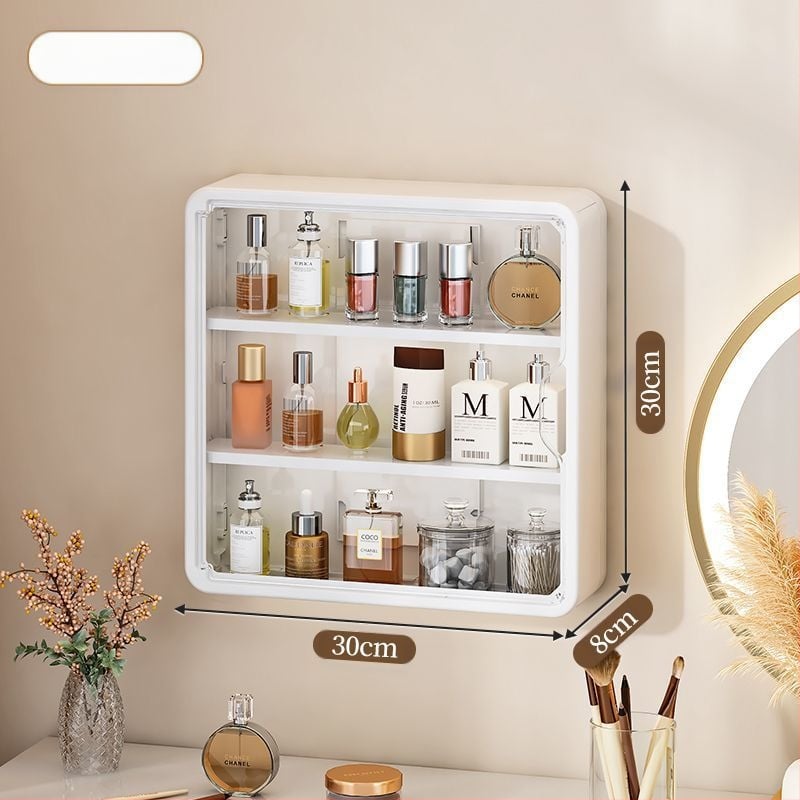 Vonios kambario sieninė saugyklos spintelė, plastikinė, apvalaus formos, 1 lygis, paprastas ir šiuolaikiškas dizainas, CUPC sertifikatas