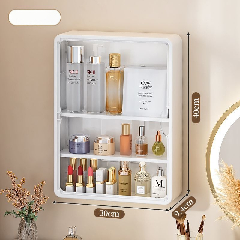 Vonios kambario sieninė saugyklos spintelė, plastikinė, apvalaus formos, 1 lygis, paprastas ir šiuolaikiškas dizainas, CUPC sertifikatas