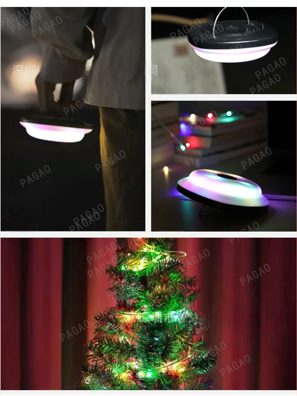 Pagao LED λαμπτήρας κατασκήνωσης με φόρτιση USB, 3.7V, 3W, μοντέλο PG-0472