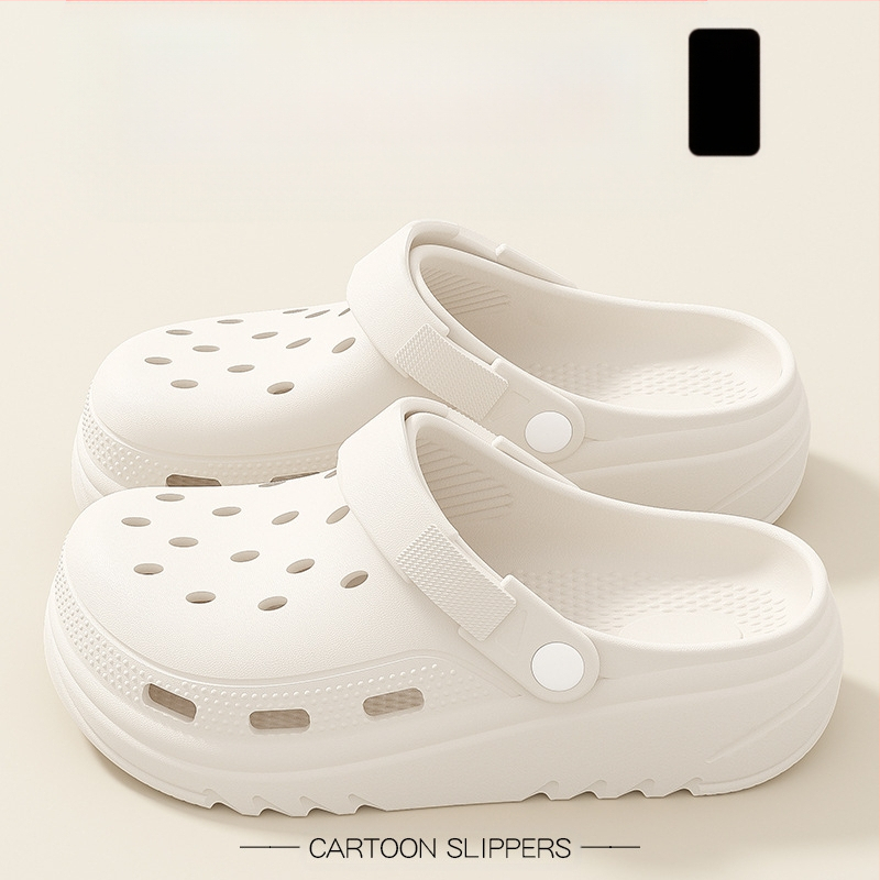 Unisex EVA σανδάλια τύπου κλόγκ με 4 cm παχιά σόλα, αναπνέσιμα και αντιολισθητικά, EVA επάνω μέρος και σόλα