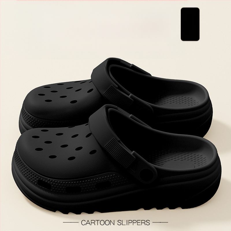 Unisex EVA σανδάλια τύπου κλόγκ με 4 cm παχιά σόλα, αναπνέσιμα και αντιολισθητικά, EVA επάνω μέρος και σόλα