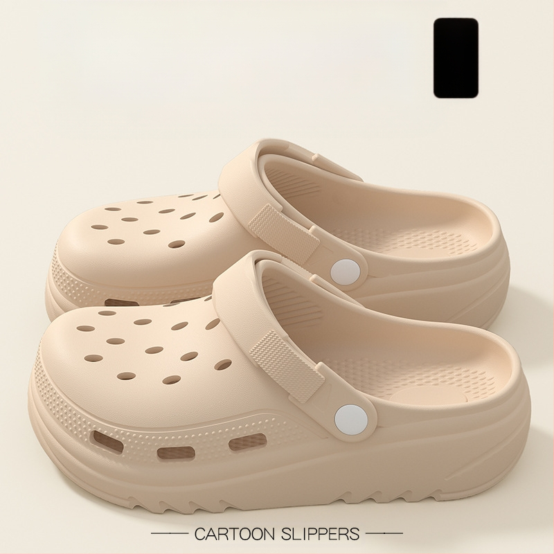 Unisex EVA σανδάλια τύπου κλόγκ με 4 cm παχιά σόλα, αναπνέσιμα και αντιολισθητικά, EVA επάνω μέρος και σόλα