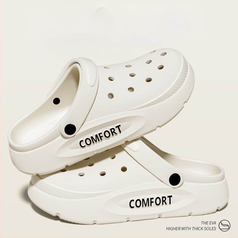 Unisex EVA σανδάλια τύπου κλόγκ με 4 cm παχιά σόλα, αναπνέσιμα και αντιολισθητικά, EVA επάνω μέρος και σόλα