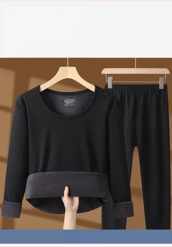 Ficaklon žiemos bazinis komplektas su fliso pamušalu, dvigubo sluoksnio apykaklė, unisex, poliesteris