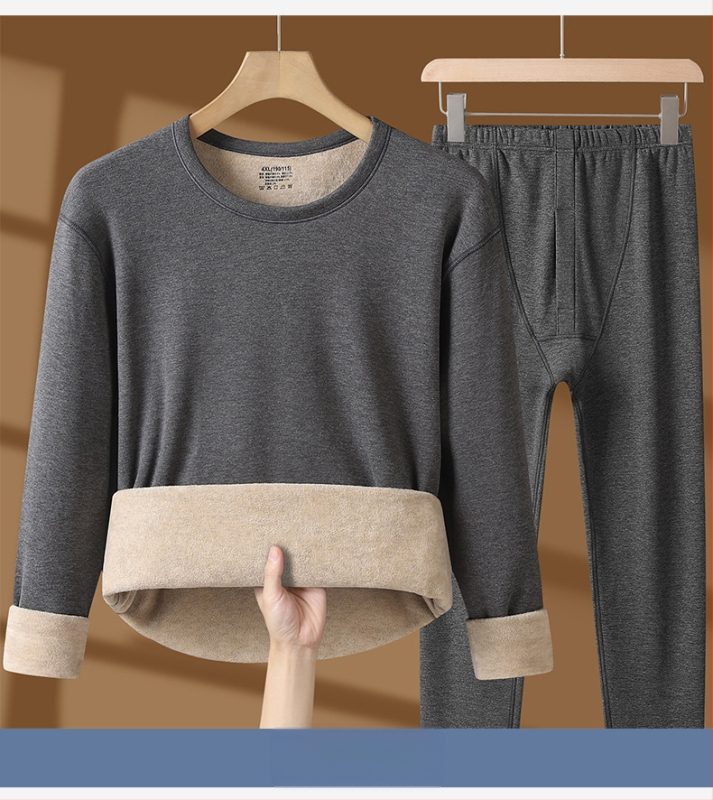 Ficaklon žiemos bazinis komplektas su fliso pamušalu, dvigubo sluoksnio apykaklė, unisex, poliesteris