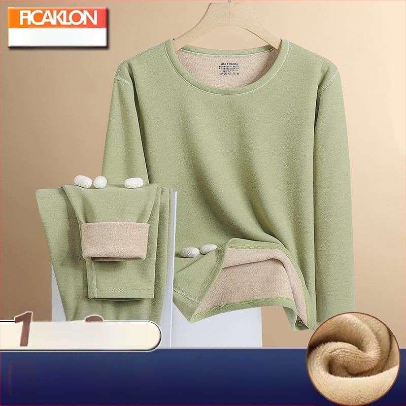 Ficaklon žiemos bazinis komplektas su fliso pamušalu, dvigubo sluoksnio apykaklė, unisex, poliesteris