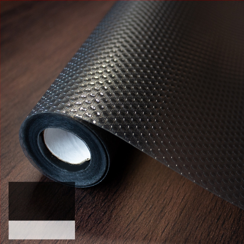 Virtuvės spintelės stalčiaus drėgmės atsparus kilimėlis su EVA atspariu vandeniui sluoksniu ant PE pagrindo (EVA 99% turinys), šiuolaikinis minimalistinis dizainas