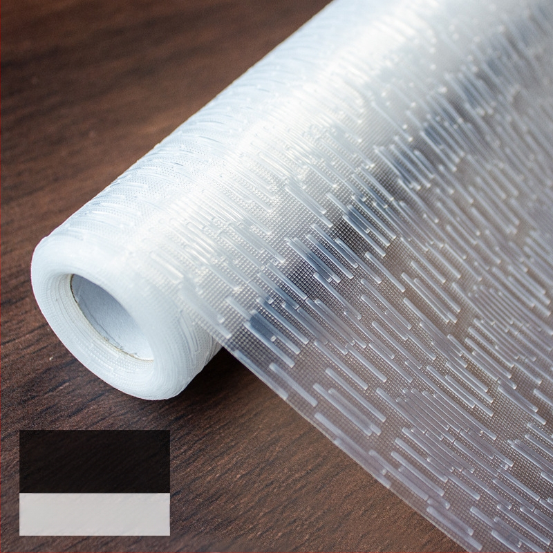 Virtuvės spintelės stalčiaus drėgmės atsparus kilimėlis su EVA atspariu vandeniui sluoksniu ant PE pagrindo (EVA 99% turinys), šiuolaikinis minimalistinis dizainas