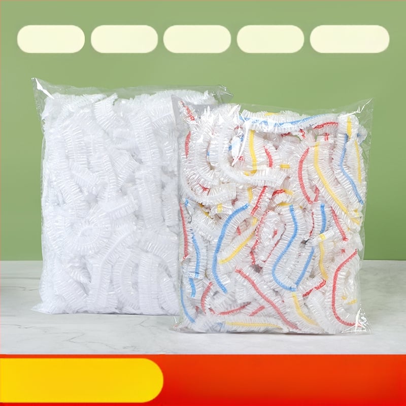 Elastīgs PE klases bļodas vāciņš ar folijas turētāju atlikumiem uzglabāšanai — 1 gab., mājsaimniecībai