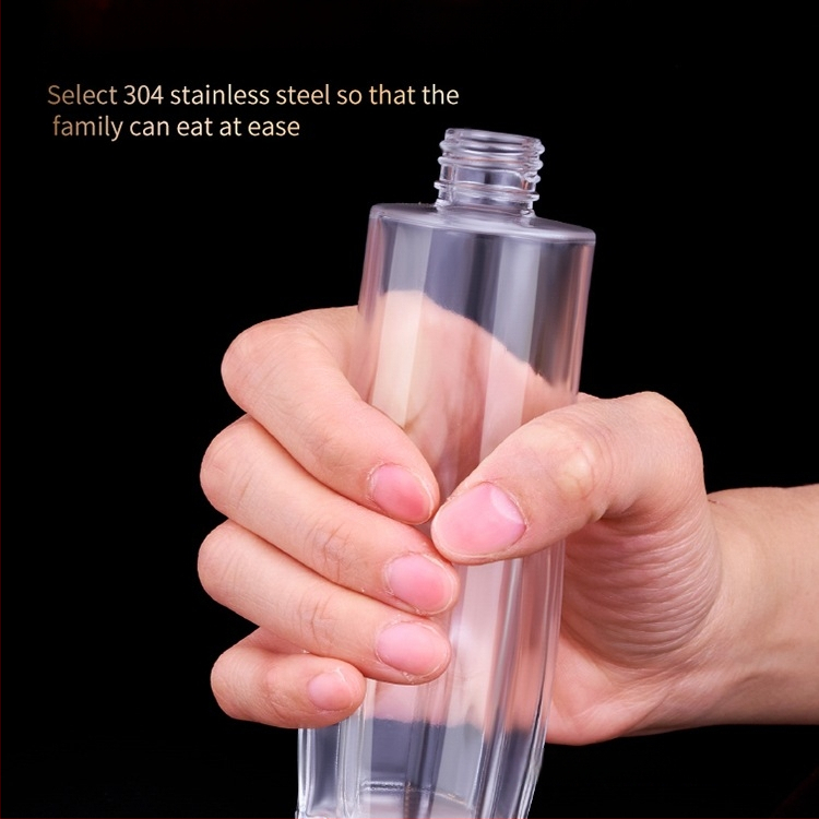 Μπουκάλι ψεκασμού λαδιού, γυάλινο πιεζόμενο μπουκάλι για βρώσιμα έλαια, σπρέι με αυτόματο άνοιγμα-κλείσιμο