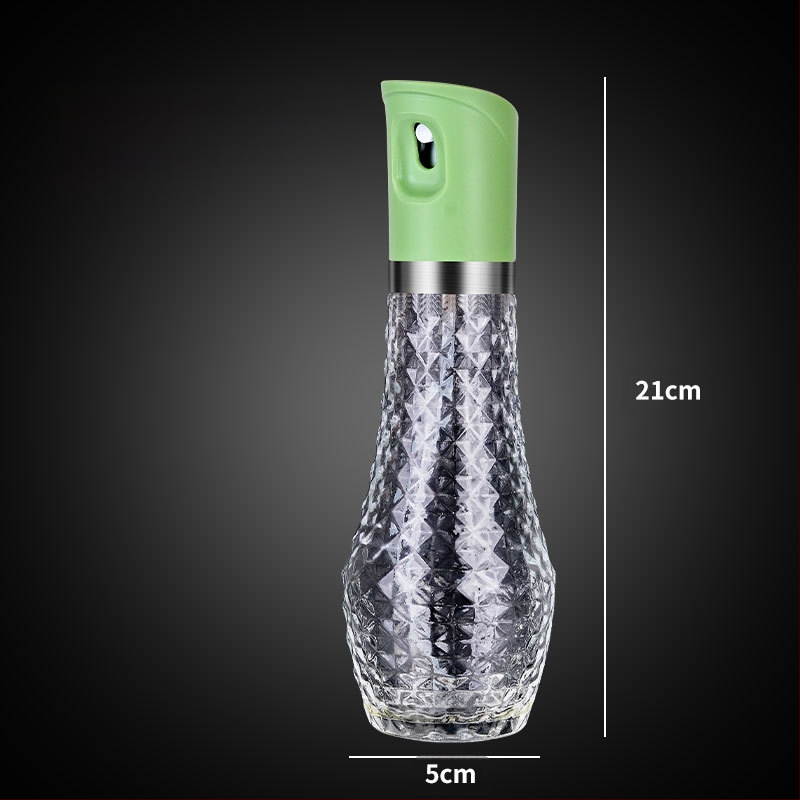 Μπουκάλι ψεκασμού λαδιού, γυάλινο πιεζόμενο μπουκάλι για βρώσιμα έλαια, σπρέι με αυτόματο άνοιγμα-κλείσιμο