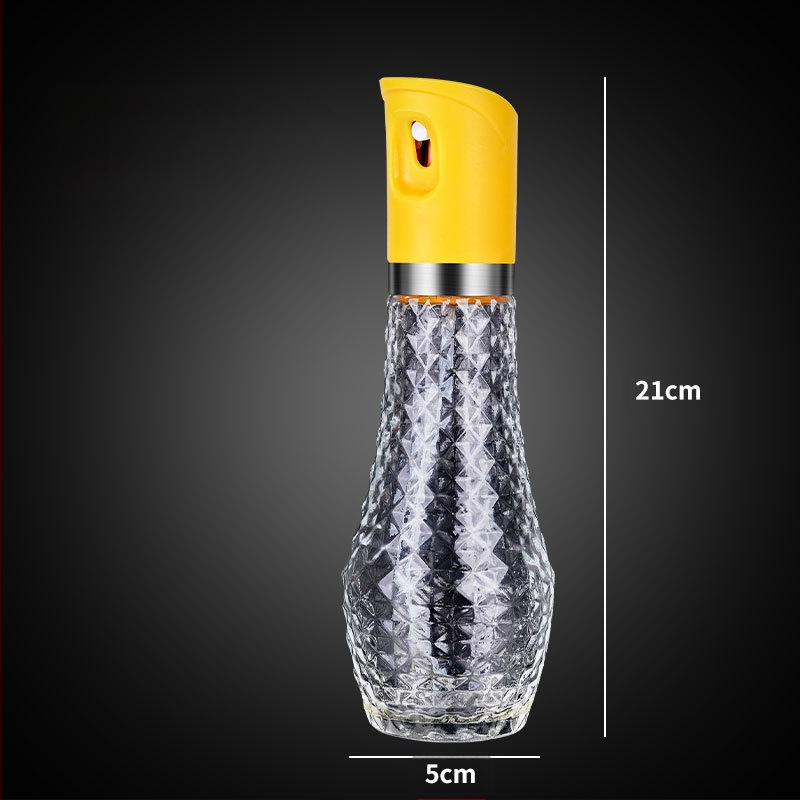 Μπουκάλι ψεκασμού λαδιού, γυάλινο πιεζόμενο μπουκάλι για βρώσιμα έλαια, σπρέι με αυτόματο άνοιγμα-κλείσιμο