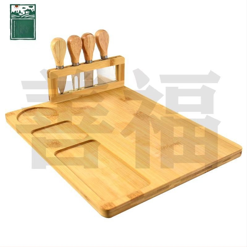 Ξύλινη σανίδα κοπής με βάση – ξύλινη επιφάνεια, μάρκα Good fortune, αντιολισθητική, αντιβακτηριακή, ανθεκτική στη μούχλα, μοντέρνο μινιμαλιστικό στυλ