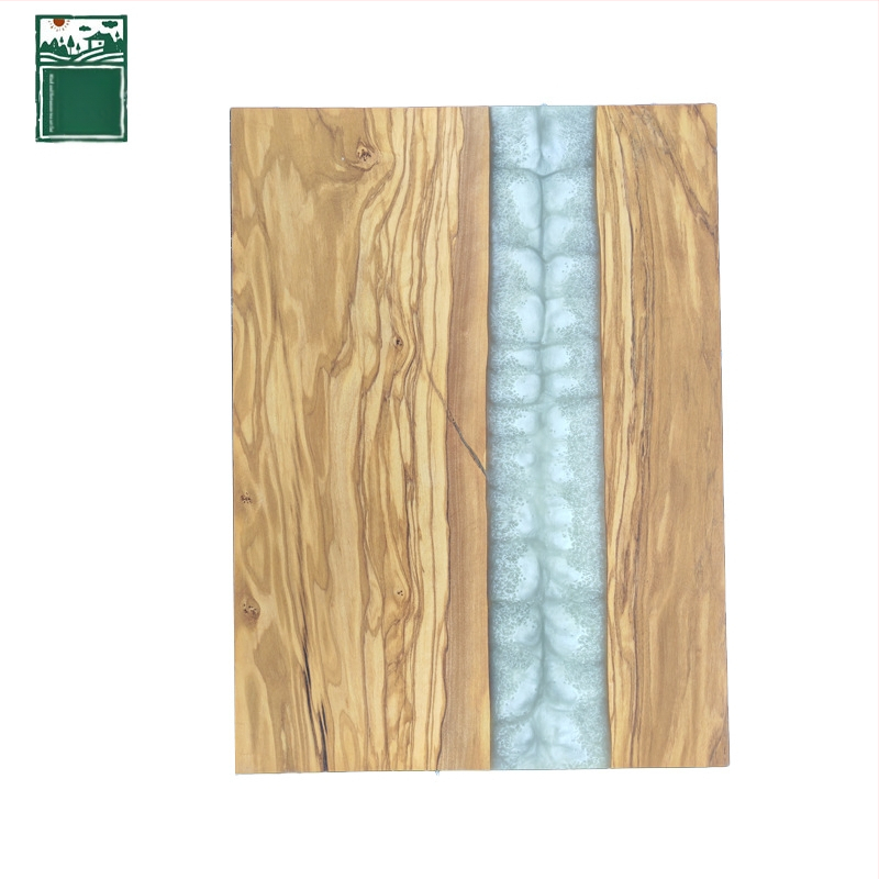 Ξύλινη σανίδα κοπής με βάση – ξύλινη επιφάνεια, μάρκα Good fortune, αντιολισθητική, αντιβακτηριακή, ανθεκτική στη μούχλα, μοντέρνο μινιμαλιστικό στυλ