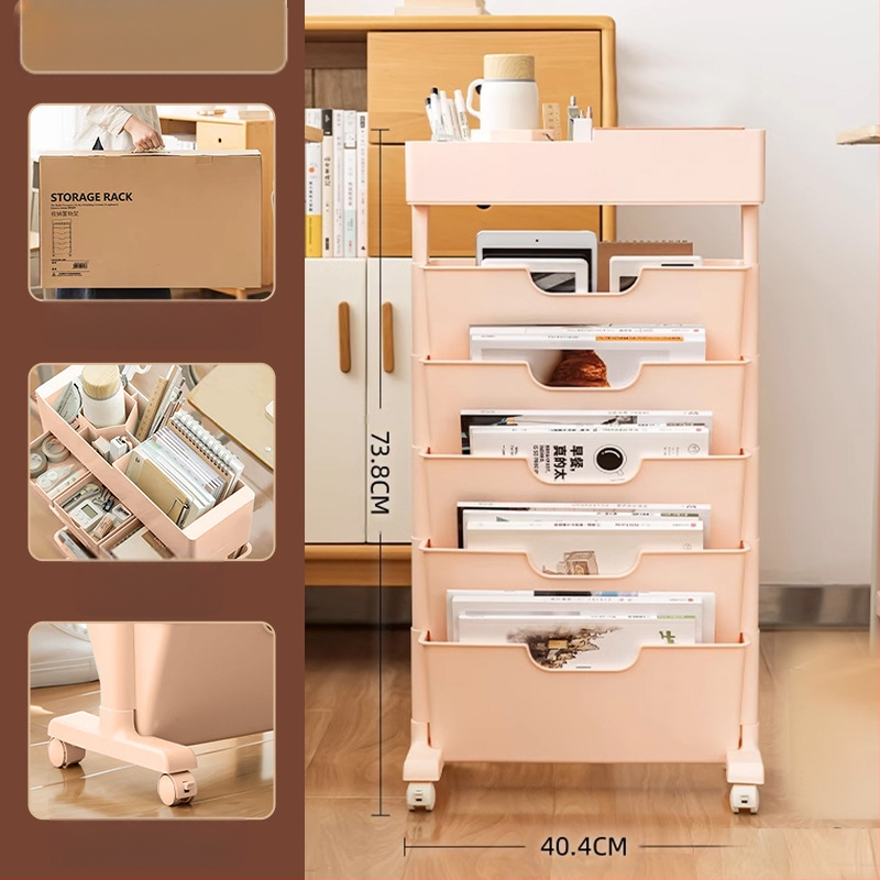 Judantis šoninis stalo knygų laikiklis ir saugykla — plastikas, 5 kg, modelis Desk storage, 1 vnt