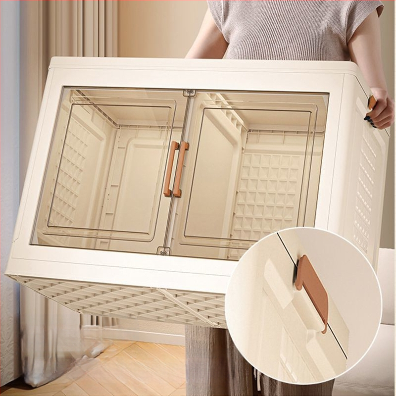 Съхранителен шкаф за дома — хол и спалня, минималистичен стил, полипропилен (PP), много нива, с колела