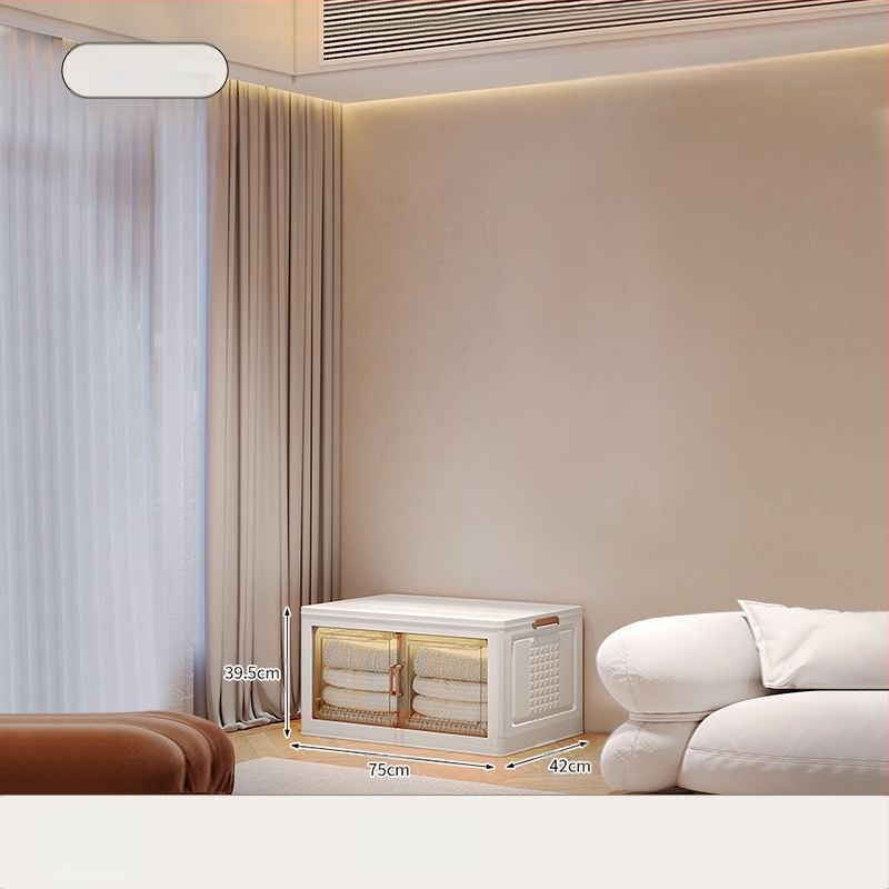 Съхранителен шкаф за дома — хол и спалня, минималистичен стил, полипропилен (PP), много нива, с колела