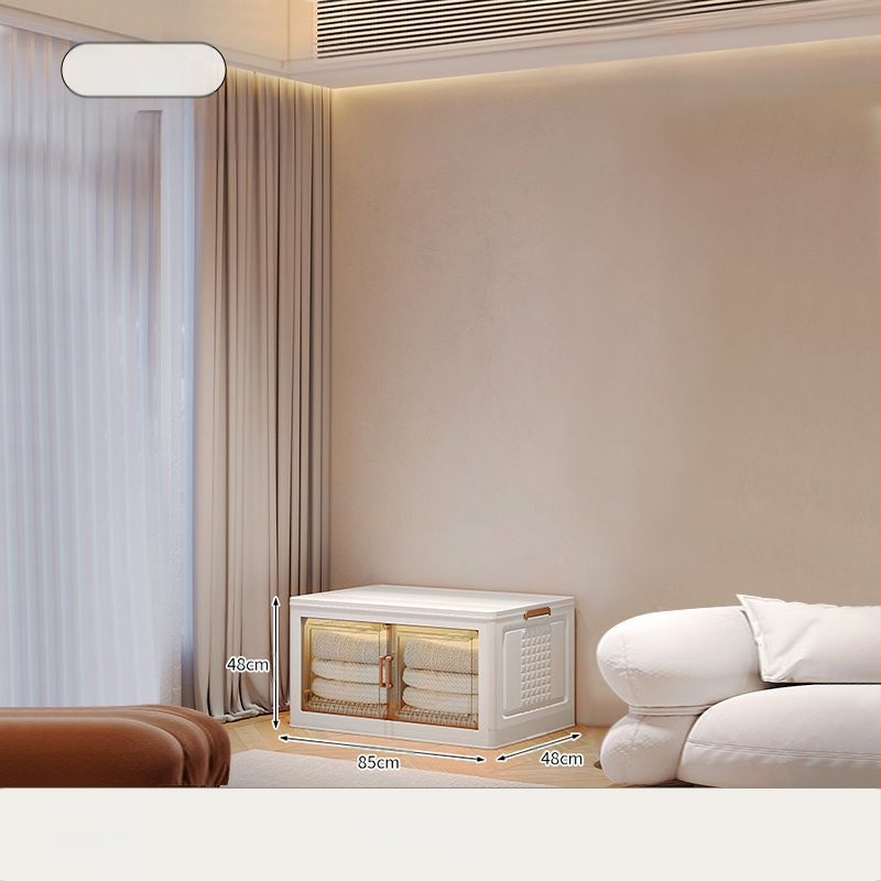 Съхранителен шкаф за дома — хол и спалня, минималистичен стил, полипропилен (PP), много нива, с колела