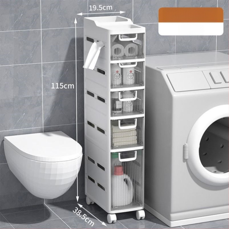 Συρταριζόμενος αποθηκευτικός ντουλάπι από το δάπεδο έως την οροφή, μη υφαντό ύφασμα, μοντέλο B46202, μοντέρνο μινιμαλιστικό στυλ