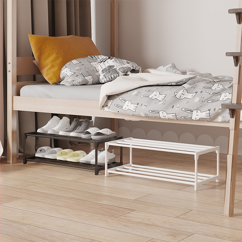 A6L Ράφι παπουτσιών κάτω από το κρεβάτι - εξοικονόμηση χώρου, 2-3 επίπεδα αποθήκευσης, πλαστικό + μεταλλικός σωλήνας, μοντέρνο στυλ, μοντέλο CX