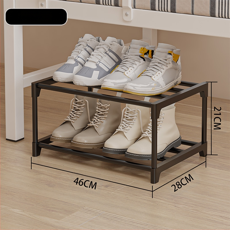 A6L Ράφι παπουτσιών κάτω από το κρεβάτι - εξοικονόμηση χώρου, 2-3 επίπεδα αποθήκευσης, πλαστικό + μεταλλικός σωλήνας, μοντέρνο στυλ, μοντέλο CX