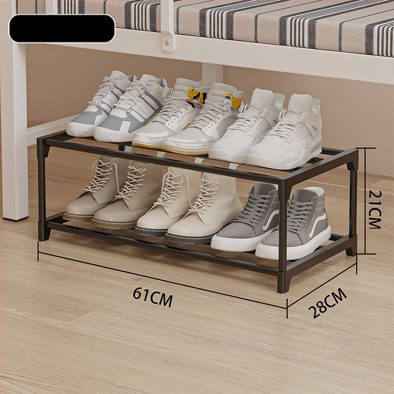 A6L Ράφι παπουτσιών κάτω από το κρεβάτι - εξοικονόμηση χώρου, 2-3 επίπεδα αποθήκευσης, πλαστικό + μεταλλικός σωλήνας, μοντέρνο στυλ, μοντέλο CX