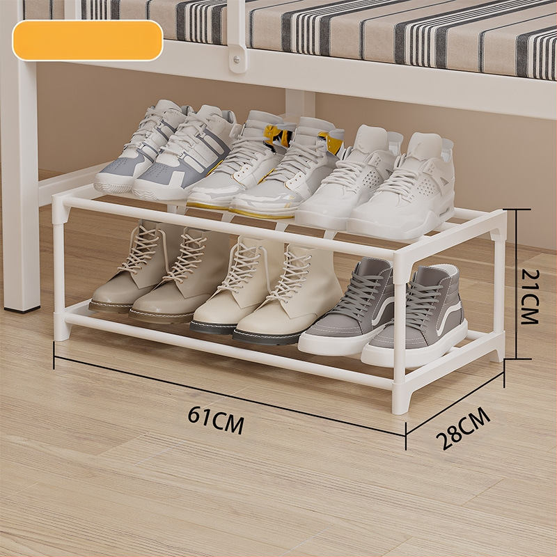 A6L Ράφι παπουτσιών κάτω από το κρεβάτι - εξοικονόμηση χώρου, 2-3 επίπεδα αποθήκευσης, πλαστικό + μεταλλικός σωλήνας, μοντέρνο στυλ, μοντέλο CX