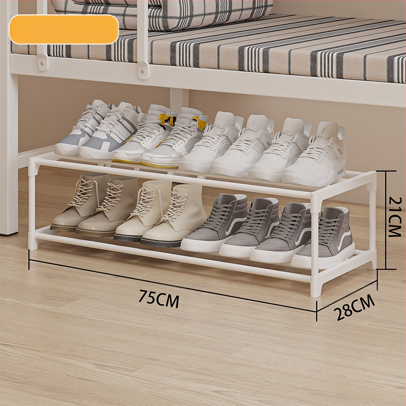 A6L Ράφι παπουτσιών κάτω από το κρεβάτι - εξοικονόμηση χώρου, 2-3 επίπεδα αποθήκευσης, πλαστικό + μεταλλικός σωλήνας, μοντέρνο στυλ, μοντέλο CX