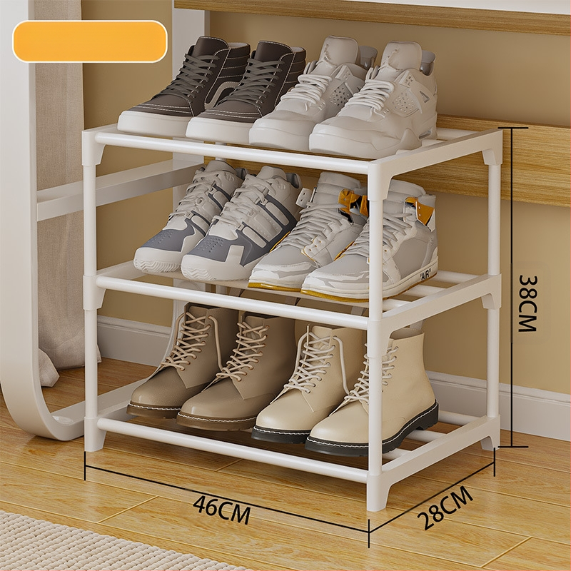 A6L Ράφι παπουτσιών κάτω από το κρεβάτι - εξοικονόμηση χώρου, 2-3 επίπεδα αποθήκευσης, πλαστικό + μεταλλικός σωλήνας, μοντέρνο στυλ, μοντέλο CX