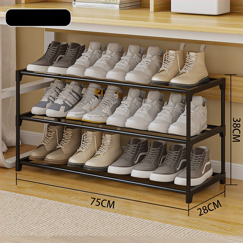 A6L Ράφι παπουτσιών κάτω από το κρεβάτι - εξοικονόμηση χώρου, 2-3 επίπεδα αποθήκευσης, πλαστικό + μεταλλικός σωλήνας, μοντέρνο στυλ, μοντέλο CX