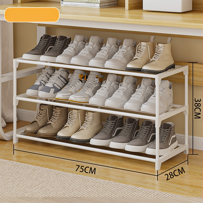 A6L Ράφι παπουτσιών κάτω από το κρεβάτι - εξοικονόμηση χώρου, 2-3 επίπεδα αποθήκευσης, πλαστικό + μεταλλικός σωλήνας, μοντέρνο στυλ, μοντέλο CX