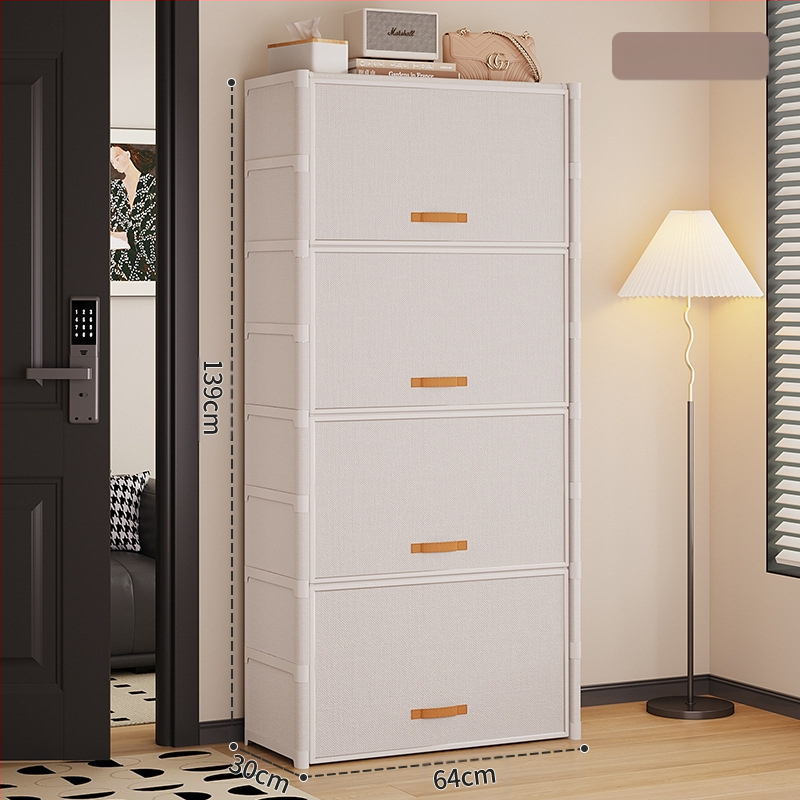 Шкаф за обувки за спалня – многоетажен, многофункционален, прахоустойчив и влагозащитен, усилен, голям капацитет (многоетажен, многофункционален, прахоустойчив, влагозащитен, голям капацитет)