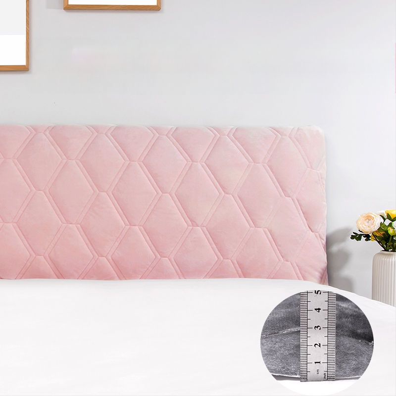 Покривало за таблата на леглото от мек фланел, модерен минималистичен стил, прахозащитно покривало за таблото.