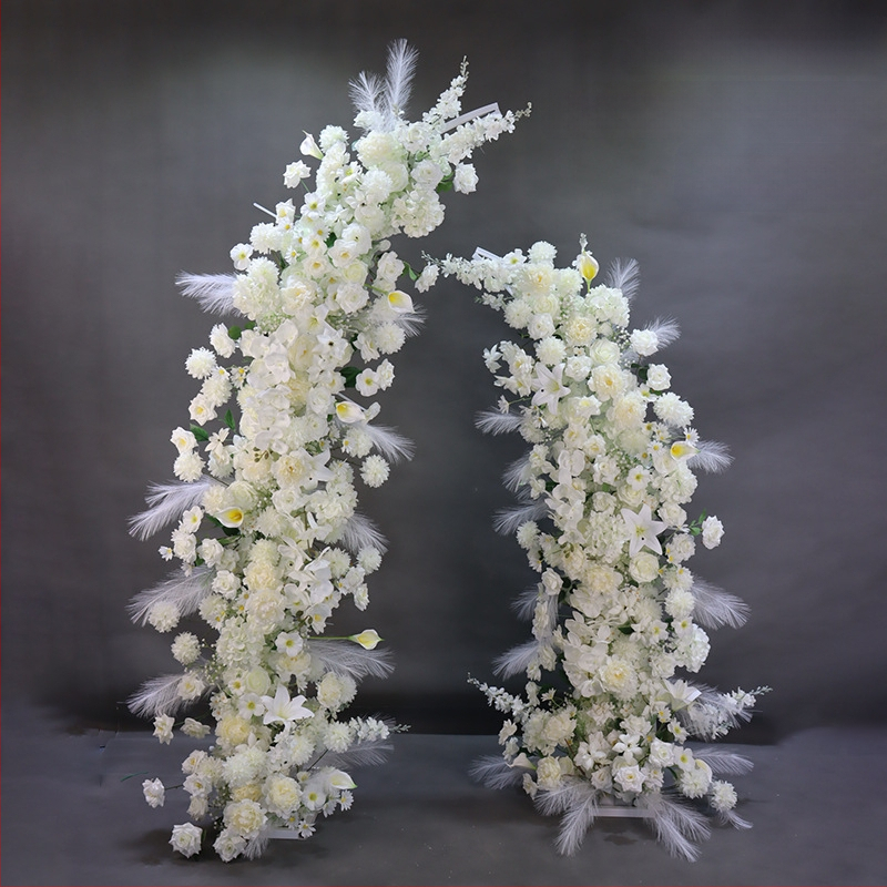 Geležinis vestuvinis arkos su ragų forma lauko vestuvėms