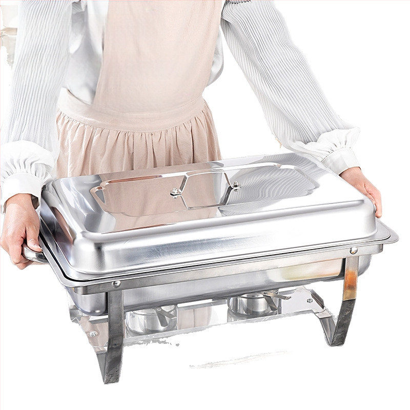 Sulankstoma nerūdijančio plieno bufetinė viryklė viešbučiams (Medžiaga: nerūdijantis plienas; Taikymo objektai: viešbučiai/restoranai/kavinės; Stilius: šiuolaikinis paprastas; Pritaikymas: galima; Rankų darbo: Ne)