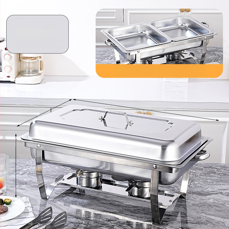 Sulankstoma nerūdijančio plieno bufetinė viryklė viešbučiams (Medžiaga: nerūdijantis plienas; Taikymo objektai: viešbučiai/restoranai/kavinės; Stilius: šiuolaikinis paprastas; Pritaikymas: galima; Rankų darbo: Ne)