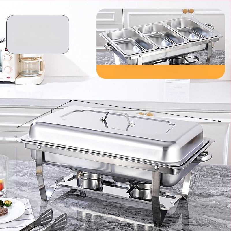 Sulankstoma nerūdijančio plieno bufetinė viryklė viešbučiams (Medžiaga: nerūdijantis plienas; Taikymo objektai: viešbučiai/restoranai/kavinės; Stilius: šiuolaikinis paprastas; Pritaikymas: galima; Rankų darbo: Ne)